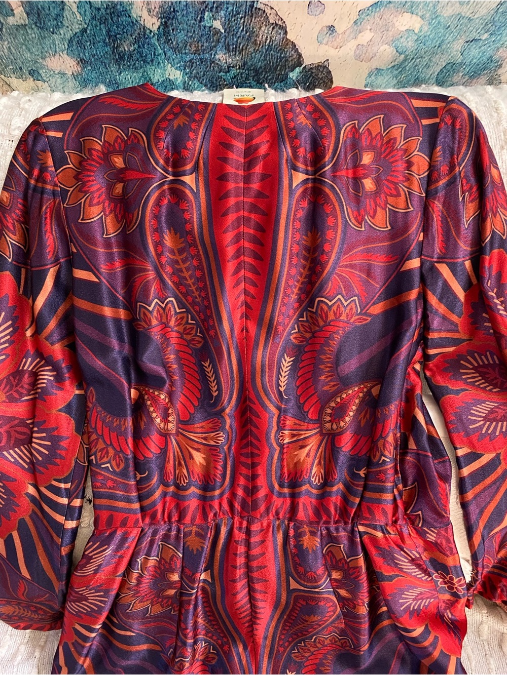 {Farm Rio} Macaw Mini Wrap Dress - Picture 8 of 10